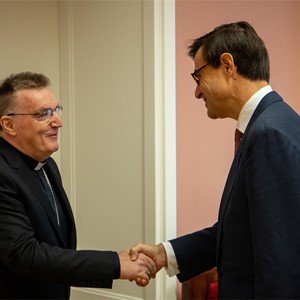 Kardinal Bozanić primio novog španjolskog veleposlanika u RH